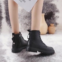 Load image into Gallery viewer, Lace-up Ankle Boots - Glam Time Style
