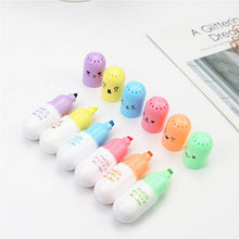 Load image into Gallery viewer, Cute naughty capsule highlighter markers - Glam Time Style
