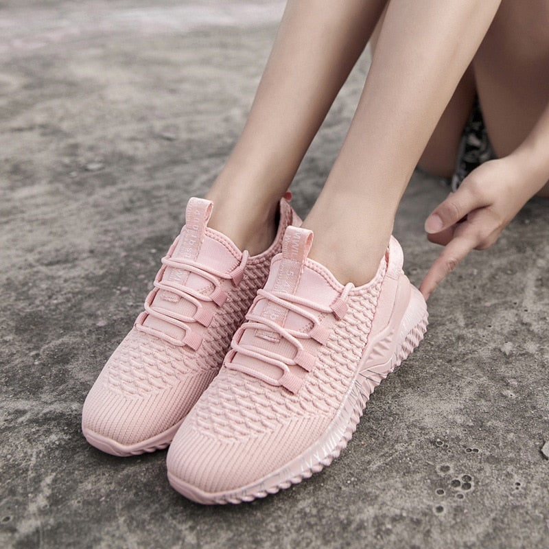 Suzy Lightweight Breathable Sneakers - Glam Time Style