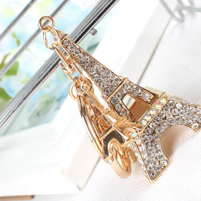 Keychain Charm: Eiffel Tower - Glam Time Style