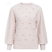 Load image into Gallery viewer, Elegant Pompom Sweater Pullover Jumper - Glam Time Style
