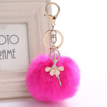 Load image into Gallery viewer, Keychain Charm: Pompom, Ballerina - Glam Time Style
