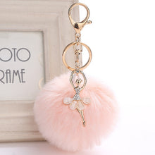 Load image into Gallery viewer, Keychain Charm: Pompom, Ballerina - Glam Time Style
