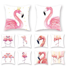 Load image into Gallery viewer, Beautiful Pillow Covers - Flamingo - Glam Time Style
