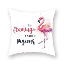 Load image into Gallery viewer, Beautiful Pillow Covers - Flamingo - Glam Time Style
