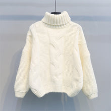 Load image into Gallery viewer, Turtleneck Sweater - Knitted Pullover - Glam Time Style
