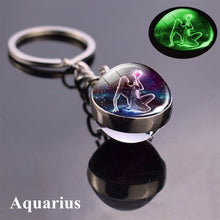 Load image into Gallery viewer, Keychain Сharm: Zodiac - Astrological Signs - Glam Time Style

