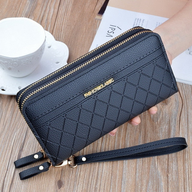 Wallet: Long Clutch with a Handle - Glam Time Style