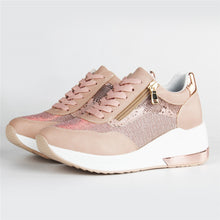 Load image into Gallery viewer, Cora Rose Gold Sneakers - Glam Time Style
