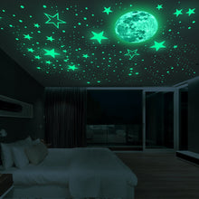 Load image into Gallery viewer, Wall Stickers: Glowing Stars - Glam Time Style
