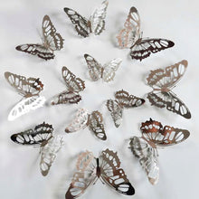 Load image into Gallery viewer, Lovely Butterfly Wall Stickers - Gold/Silver - Glam Time Style
