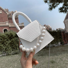 Load image into Gallery viewer, Designer Shoulder Bag - Pearl Crossbody Handbag - Glam Time Style
