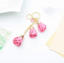 Load image into Gallery viewer, Keychain Charm: Flowers - Glam Time Style
