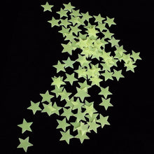 Load image into Gallery viewer, Wall Stickers: Colorful Glowing Stars - 100pcs - Glam Time Style
