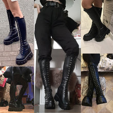 Load image into Gallery viewer, Chunky Knee-High Boots - Glam Time Style
