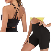 Load image into Gallery viewer, Yoga Set: Naked-Feel Yoga Set - High Waist Leggings and Sports Bra - Glam Time Style
