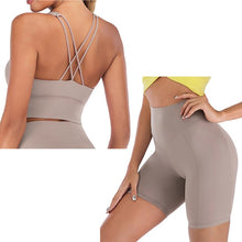 Load image into Gallery viewer, Yoga Set: Naked-Feel Yoga Set - High Waist Leggings and Sports Bra - Glam Time Style
