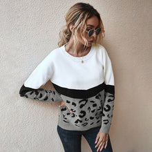 Load image into Gallery viewer, Knitted Sweater - Leopard Pullover - Glam Time Style
