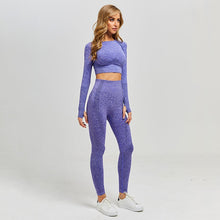 Load image into Gallery viewer, Yoga Set: High Waist Leggings or Shorts, Sports Shirt - Glam Time Style
