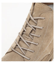 Load image into Gallery viewer, Lace-up Ankle Boots - Real Suede Leather - Glam Time Style
