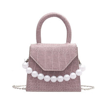 Load image into Gallery viewer, Designer Shoulder Bag - Pearl Crossbody Handbag - Glam Time Style
