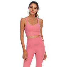 Load image into Gallery viewer, Yoga Set: Naked-Feel Yoga Set - High Waist Leggings and Sports Bra - Glam Time Style
