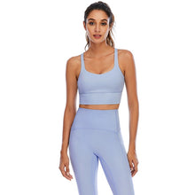 Load image into Gallery viewer, Yoga Set: Naked-Feel Yoga Set - High Waist Leggings and Sports Bra - Glam Time Style
