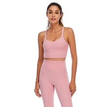 Load image into Gallery viewer, Yoga Set: Naked-Feel Yoga Set - High Waist Leggings and Sports Bra - Glam Time Style
