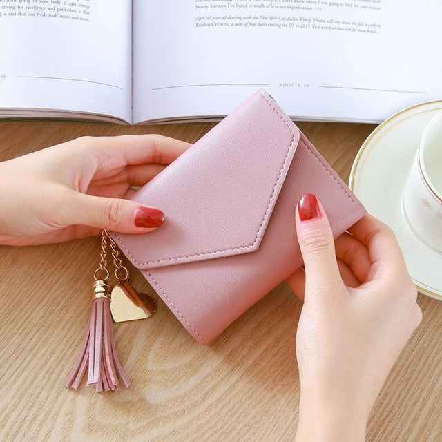 Wallet: Small Purse with a Tassel - Glam Time Style