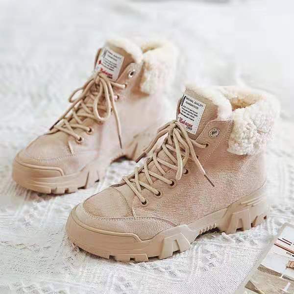 Lace-up Snow Boots - Glam Time Style