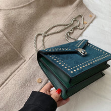 Load image into Gallery viewer, Designer Handbag - Crossbody Shoulder Bag Scrub Leather Rivet - Glam Time Style
