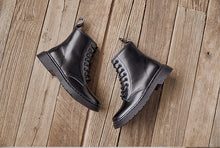 Load image into Gallery viewer, Lace-up Ankle Boots - Real Leather - Glam Time Style

