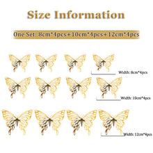 Load image into Gallery viewer, Lovely Butterfly Wall Stickers - Gold/Silver - Glam Time Style
