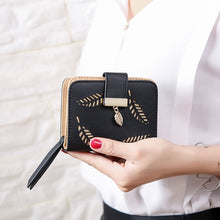 Load image into Gallery viewer, Wallet:  Golden Leaves Small Purse - Glam Time Style
