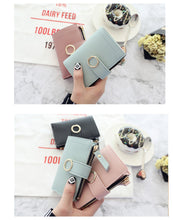 Load image into Gallery viewer, Wallet: Small Purse with a Golden Ring - Glam Time Style
