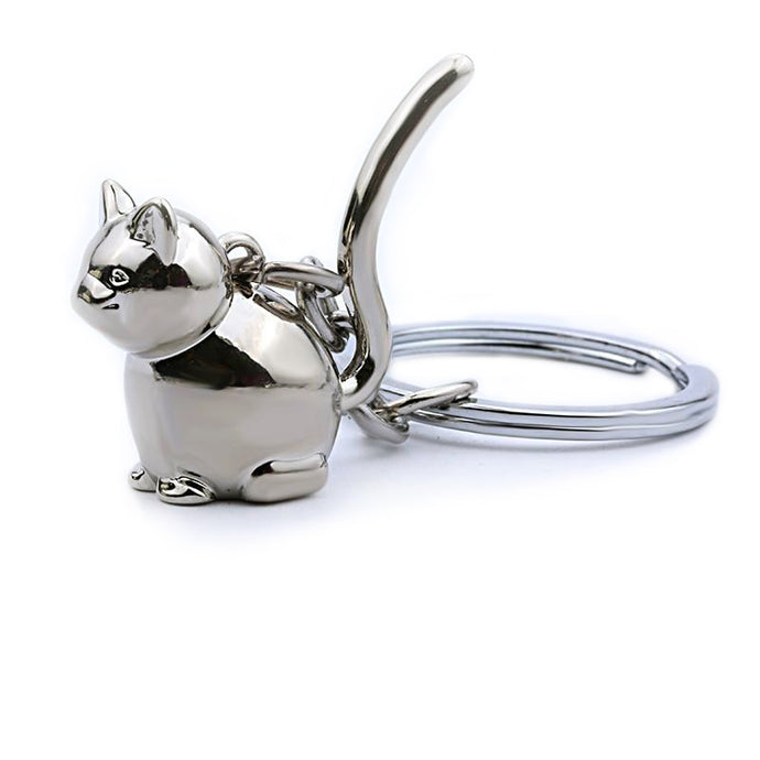 Keychain Charm: Adorable Cat - Glam Time Style