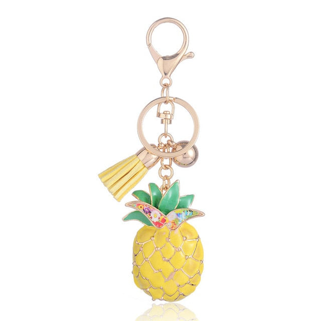 Keychain Charm: Bohemian Pineapple - Glam Time Style