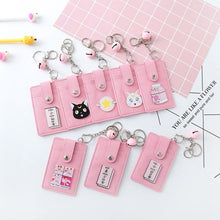 Load image into Gallery viewer, Card Holder: Kawaii Pink Sailor Moon - Glam Time Style

